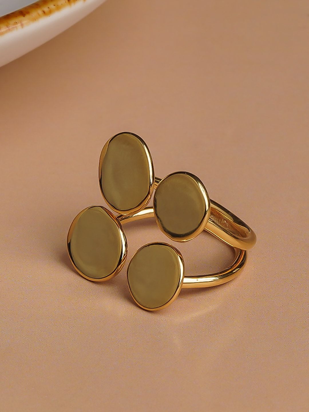 Queen Be Gold-Plated Finger Ring Price in India