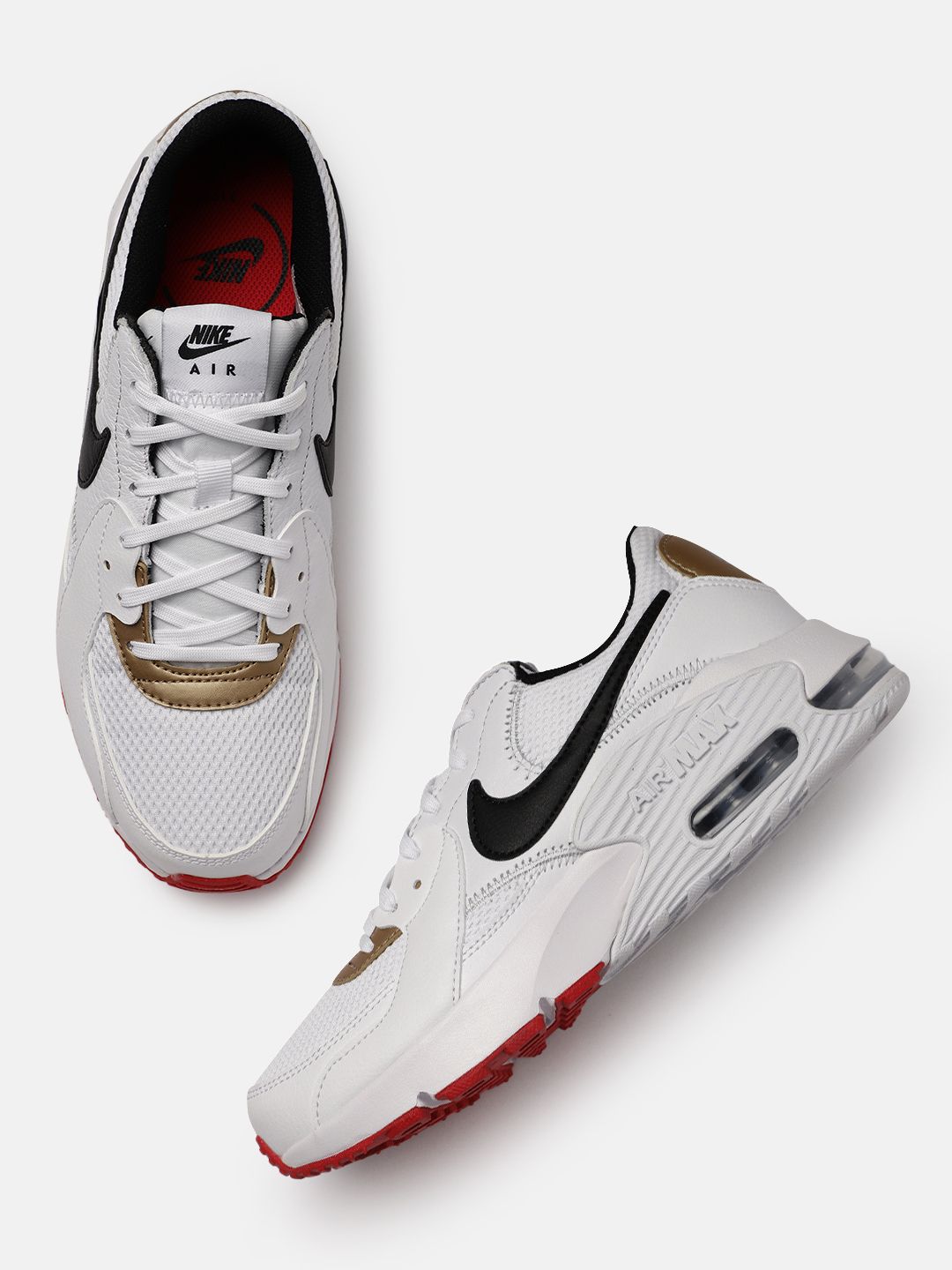 Nike Women White AIR MAX EXCEE Leather Sneakers Price in India