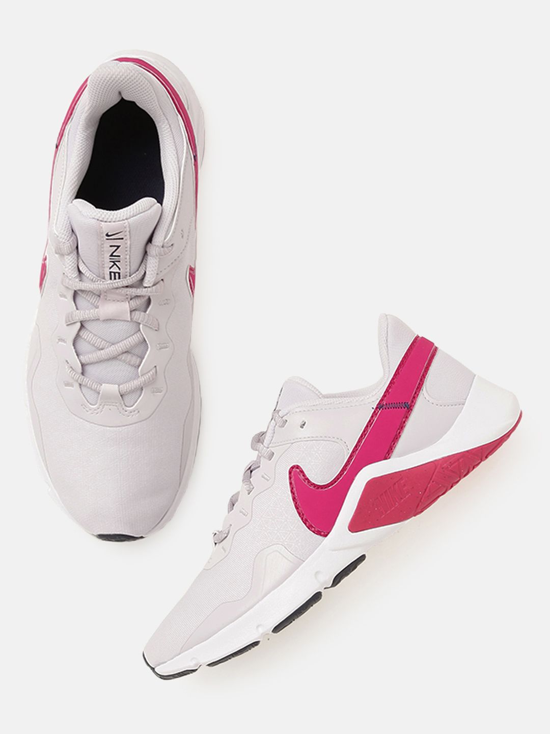 Nike Women Off White & Pink Legend Essential 2 Training Shoes Price in India