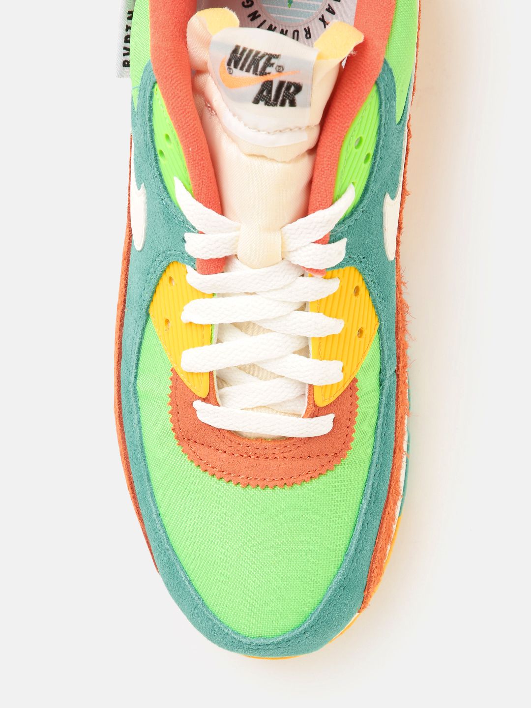 green and orange nike