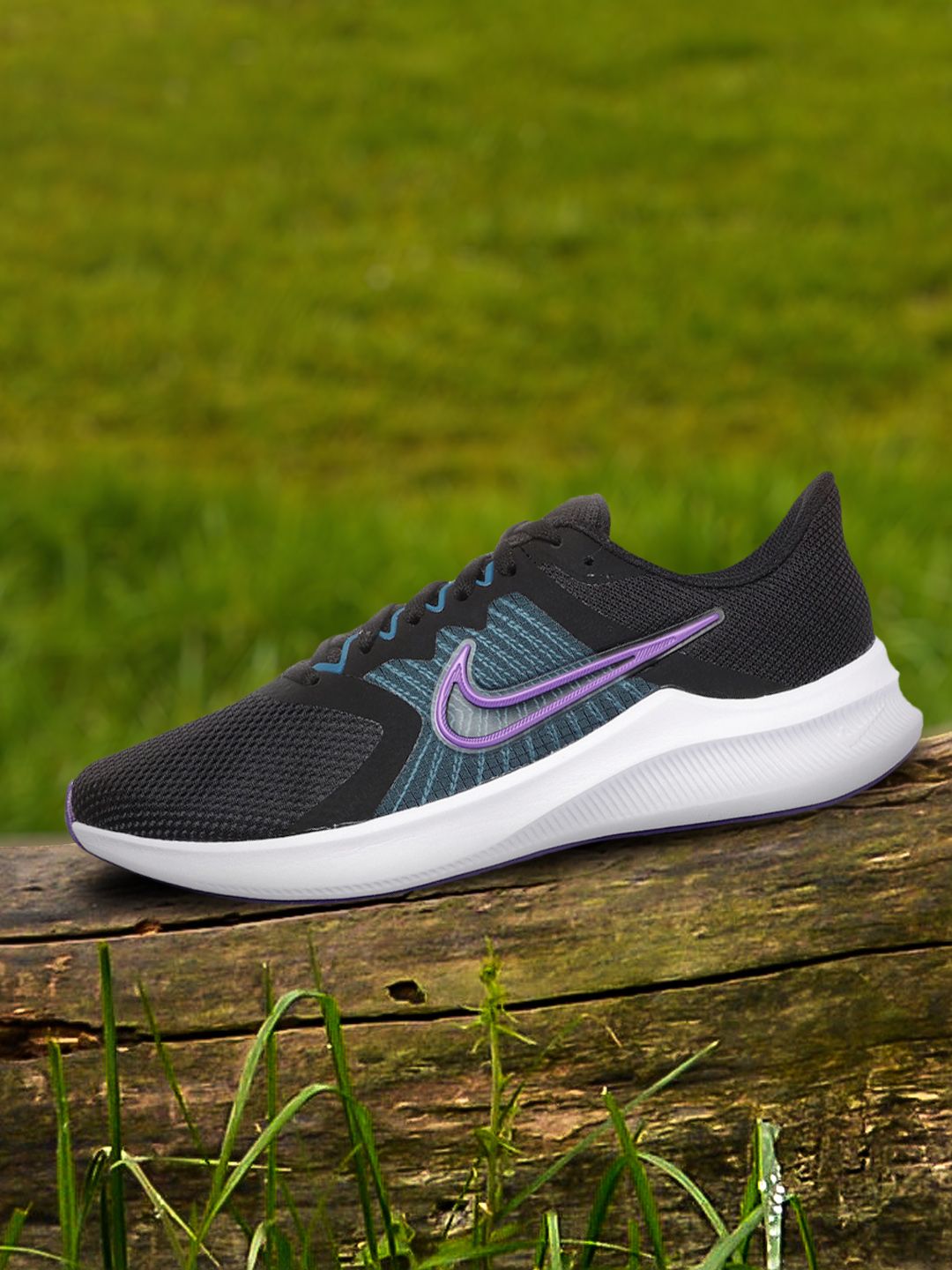 Nike Women Black Downshifter 11 Running Shoes Price in India