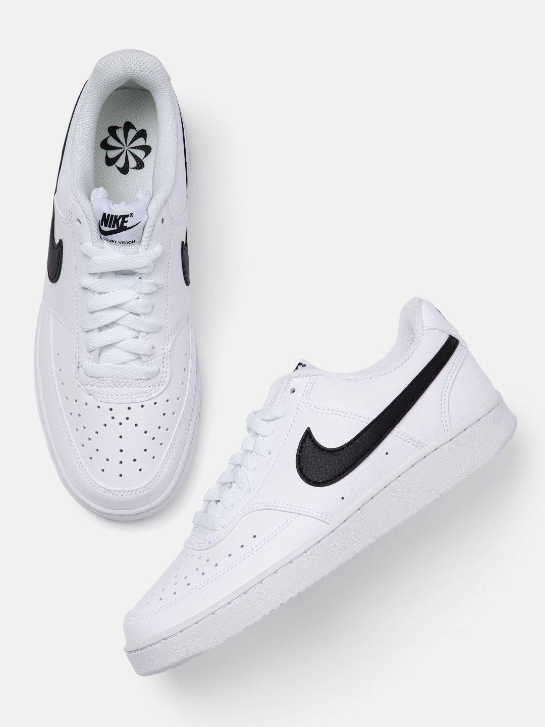 Nike Women White Court Vision Low Sneakers Price in India