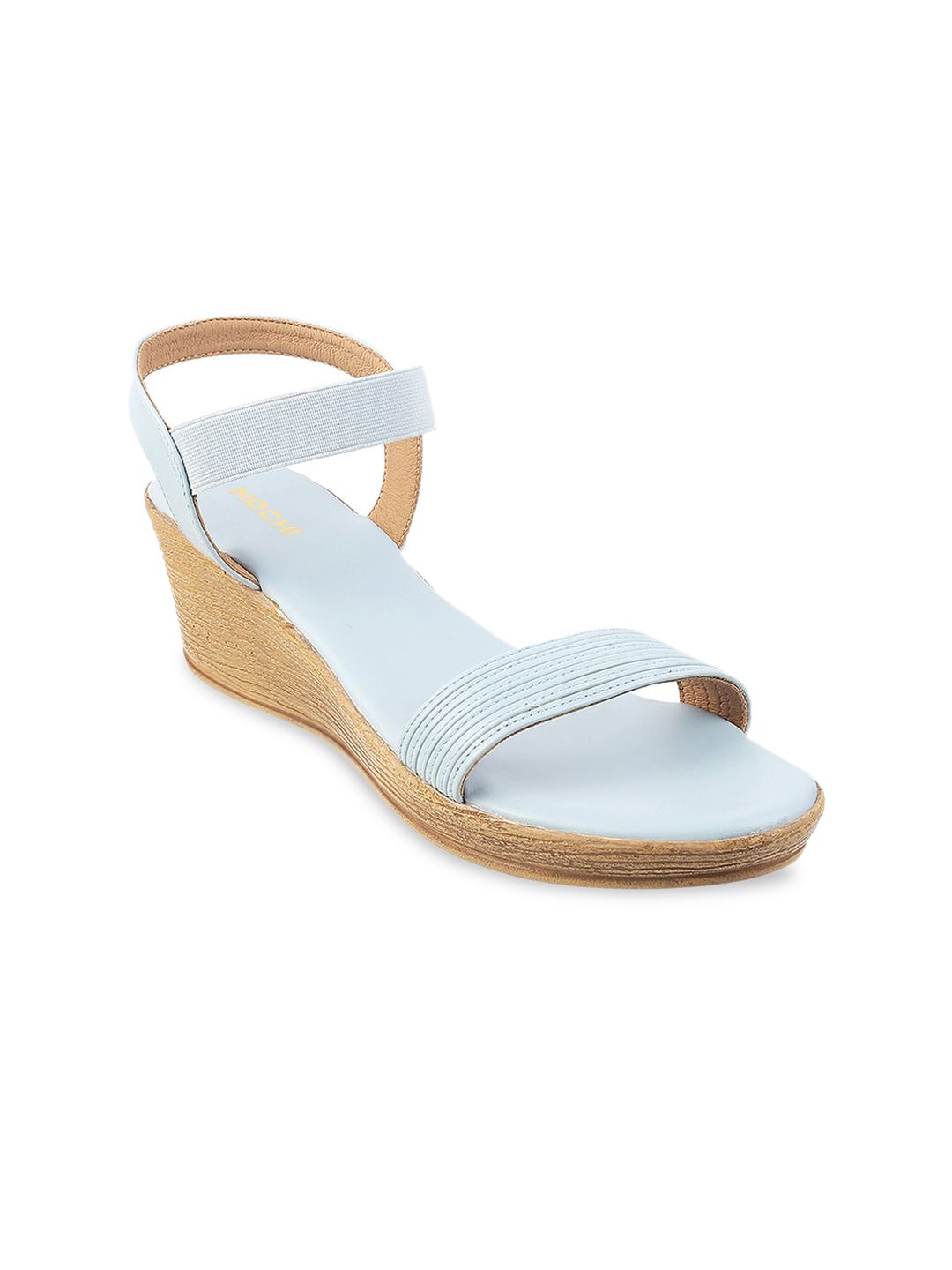 Mochi Blue Wedge Sandals Price in India