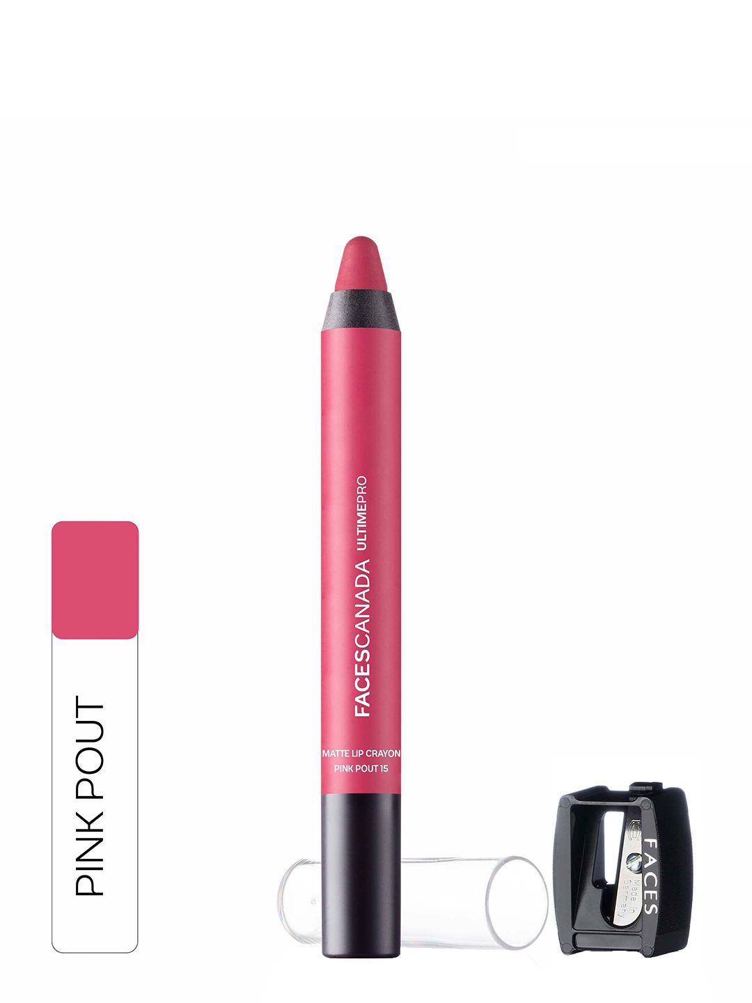 FACES CANADA Ultime Pro Pink Pout Matte Lip Crayon 15 Price in India