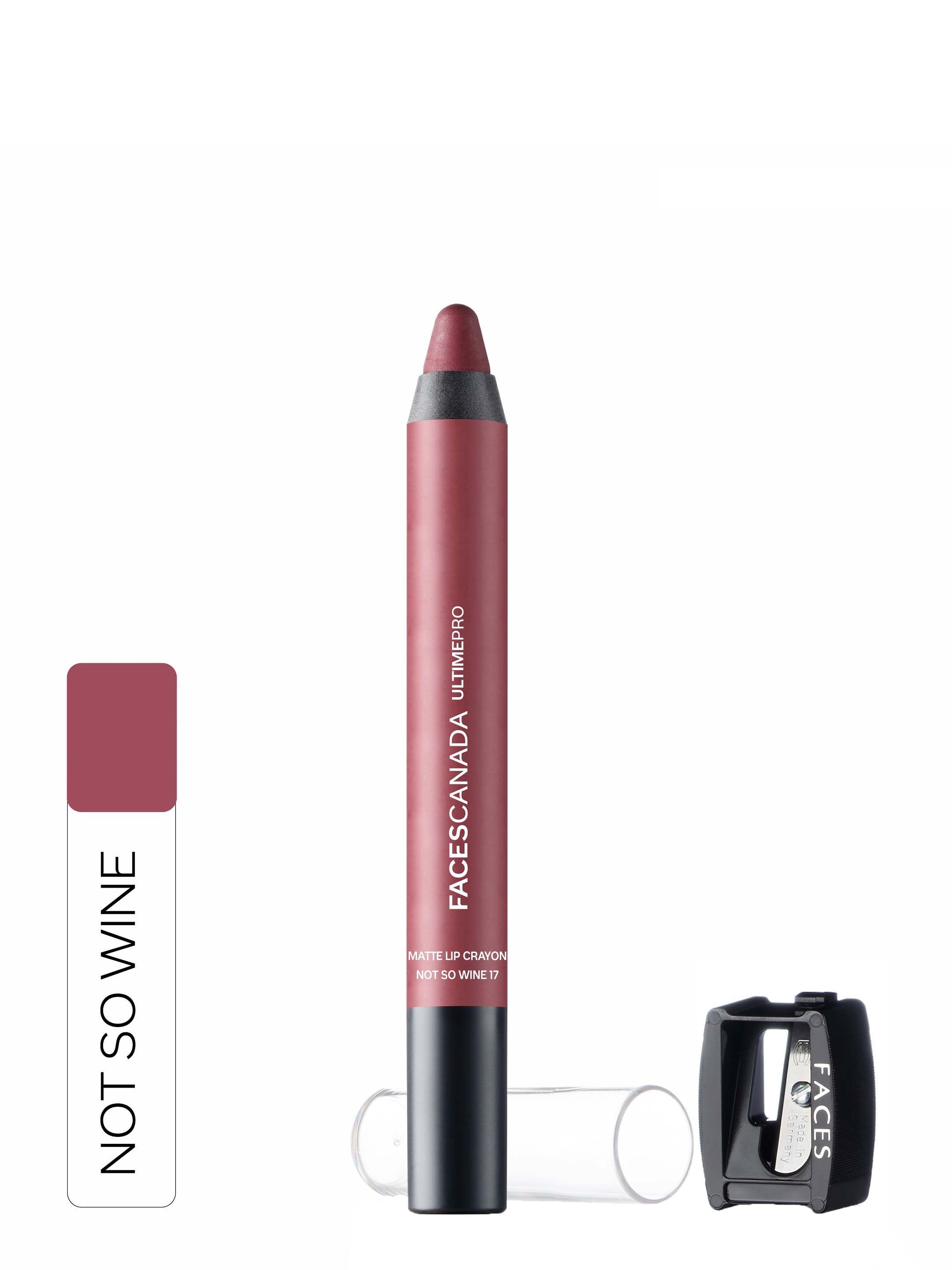 FACES CANADA Ultime Pro Not So Wine Matte Lip Crayon 17 Price in India