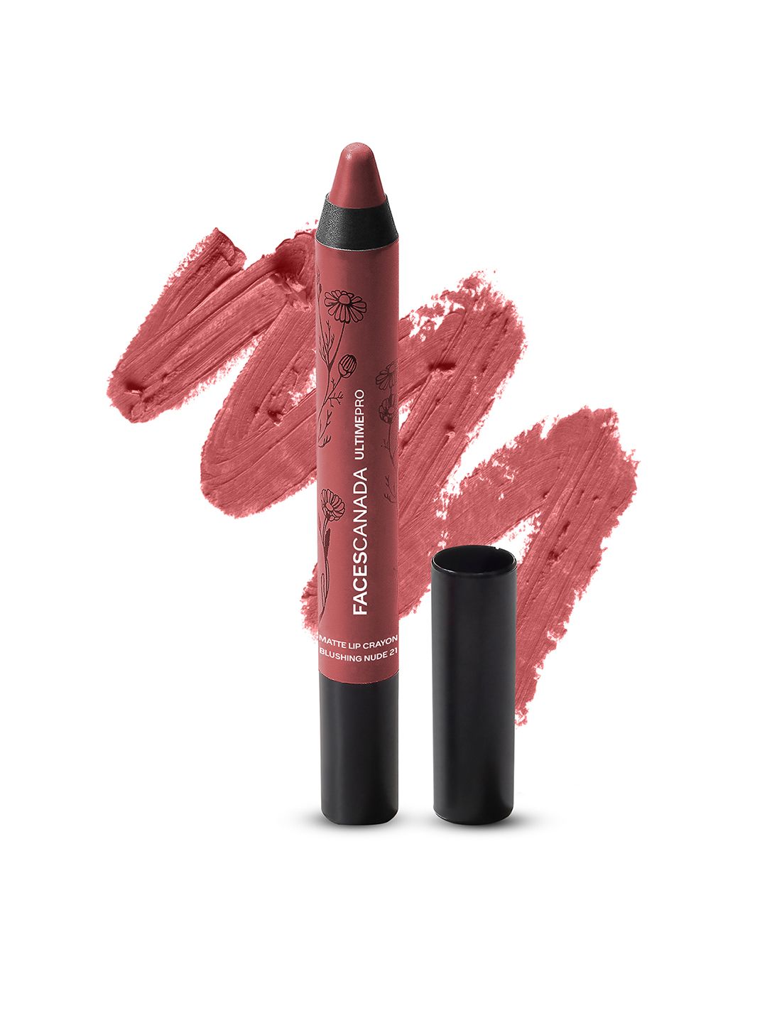 FACES CANADA Ultime Pro Matte Lip Crayon with Cocoa Butter & Chamomile 2.8g - Blushing Nude 21