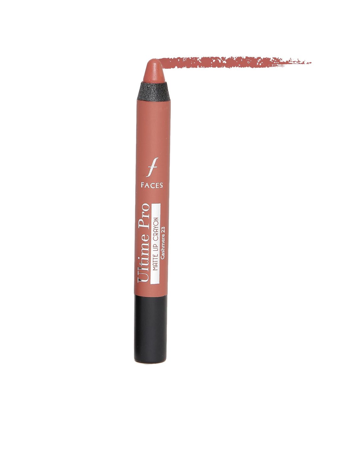 FACES CANADA Ultime Pro Matte Lip Crayon With Free Sharpener Cashmere 23 Price in India