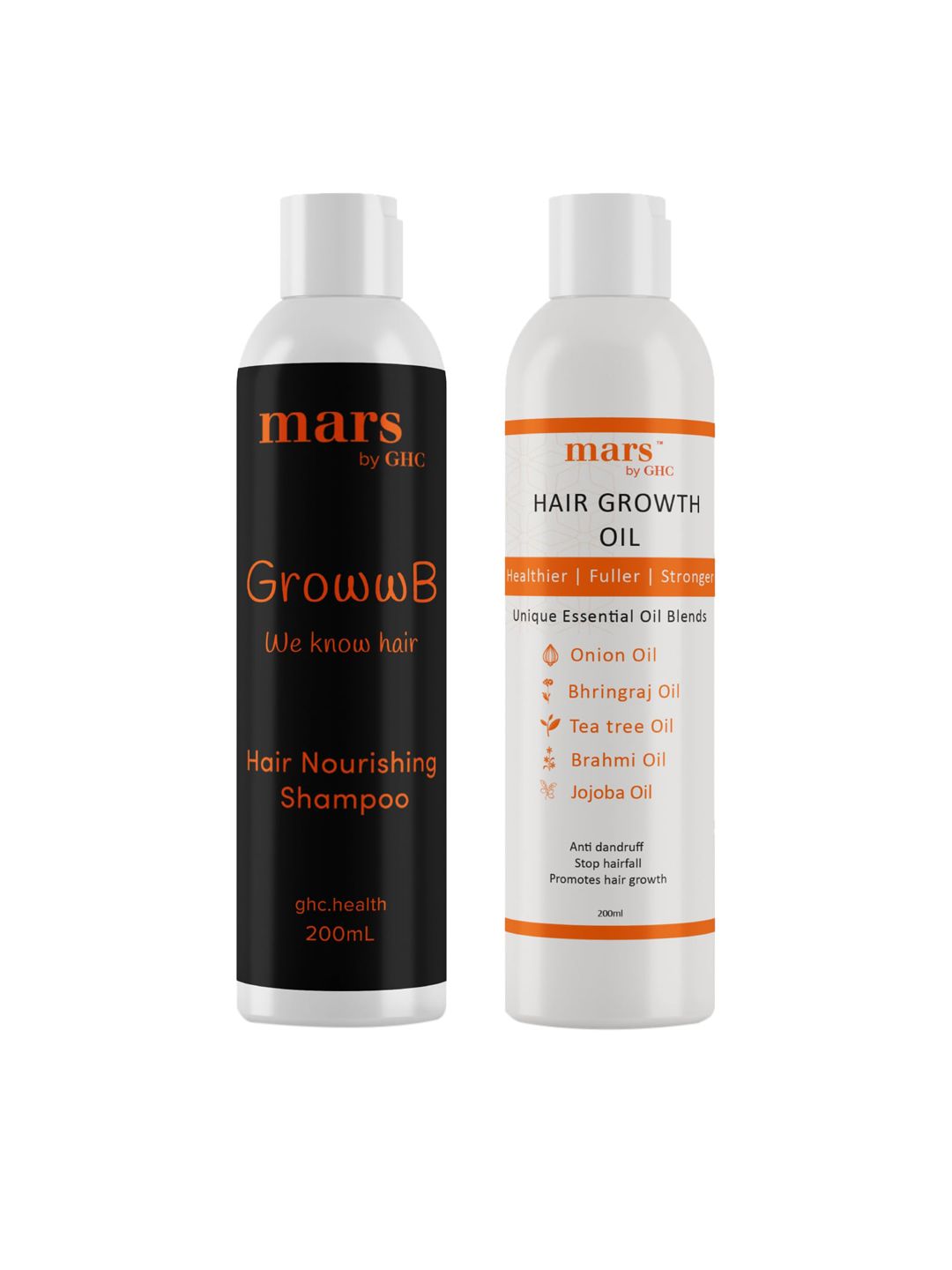 mars by GHC Hair Care Combo With Hair Oil 200ml & Shampoo 200ml Price in India