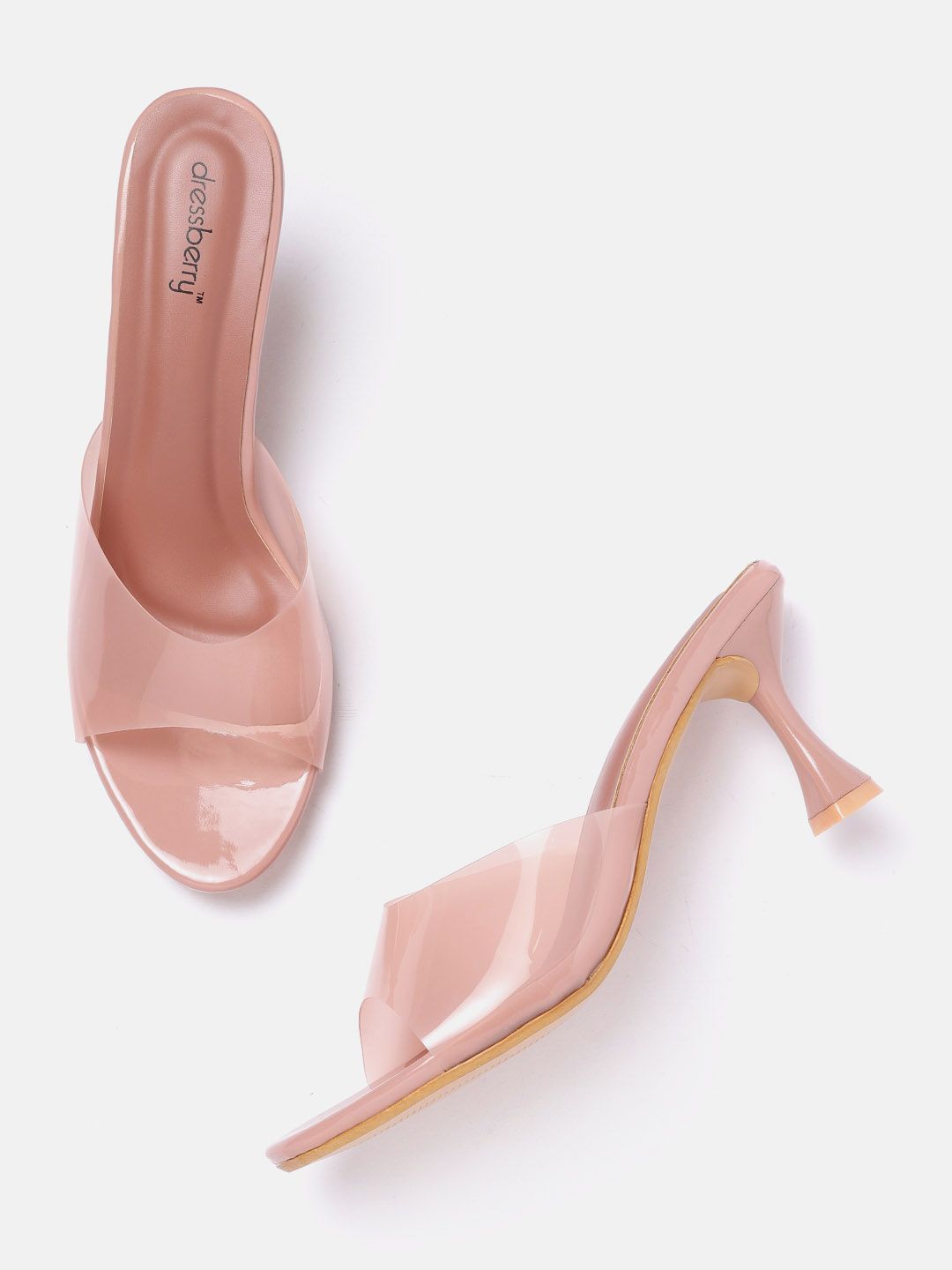 DressBerry Women Pink Slim Heels Price in India