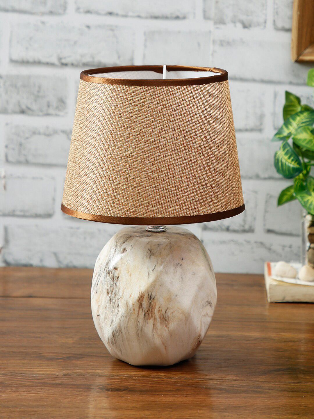 House Of Accessories Brown Table Lamps Price in India