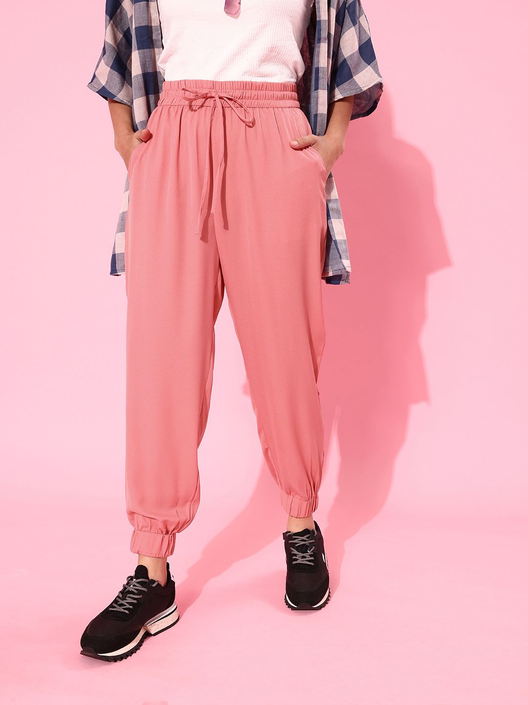 DressBerry Women Rose Joggers Trousers Price in India