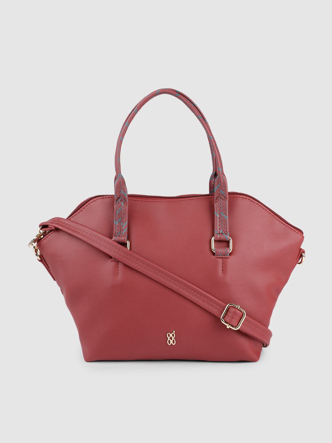 Baggit Red Solid Shoulder Bag Price in India