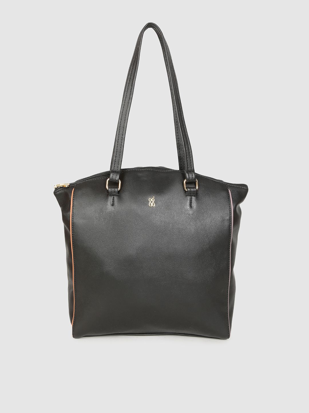 Baggit Black Solid Shoulder Bag Price in India