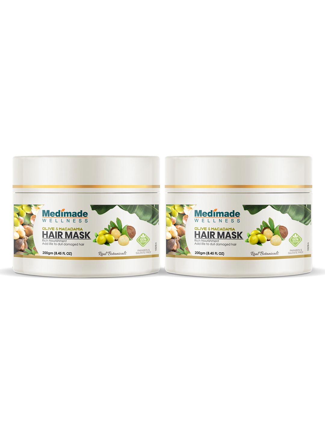 Medimade Pack of 2 Olive and Macadamia Hair Mask Price in India