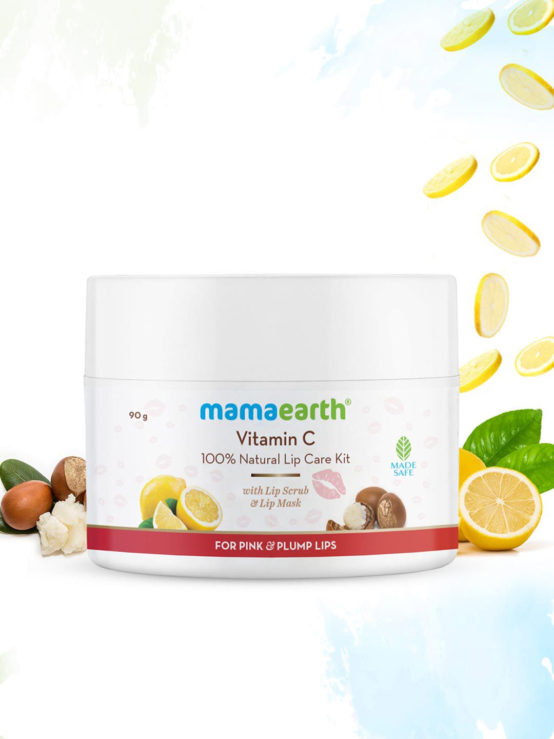 mamaearth vitamin c lip balm Tinted Balm: Daily Essential rotate and glide it on for those naturally radiant and soft lips Beetroot Moisture Therapy Lip Balm,