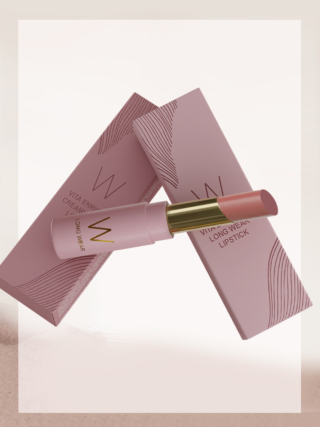 W Long Wear Pink Lipstick - Mocalicious Price in India