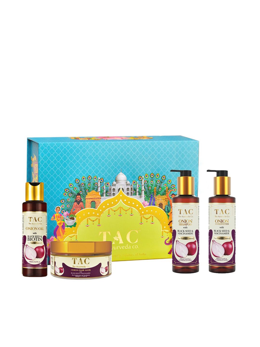 TAC - The Ayurveda Co. Red Onion & Black Seed Hair Care Range Price in India