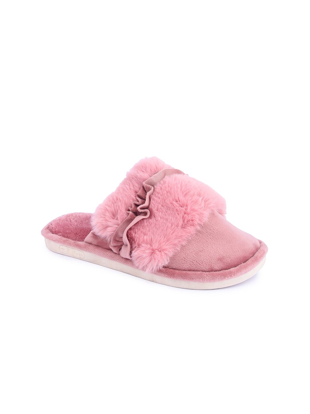 Brauch Women Pink Solid Room Slippers Price in India