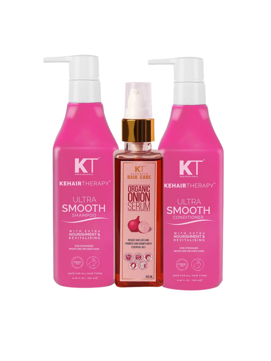 KEHAIRTHERAPY 3-Pieces Shampoo & Conditioner with Serum Hair Care Kit Price in India