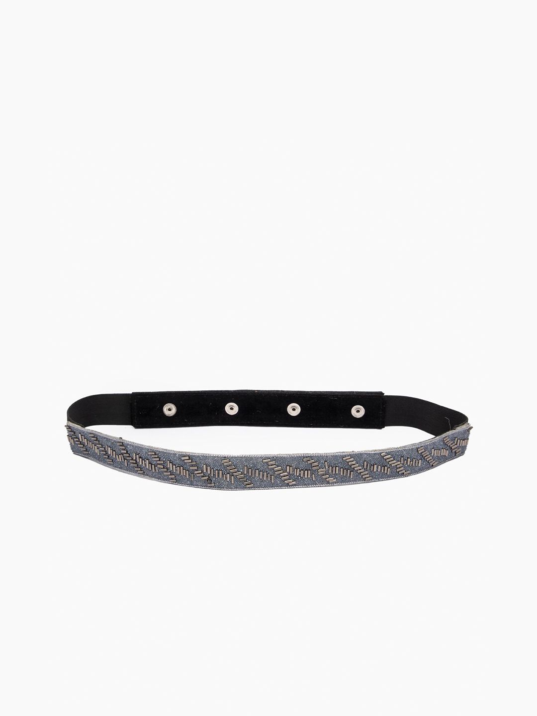 DEEBACO Women Grey Embellished Belt Price in India