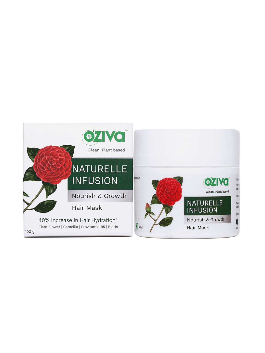 OZiva Naturelle Infusion Nourish & Growth Hair Mask with Provitamin B5 & Camellia Price in India