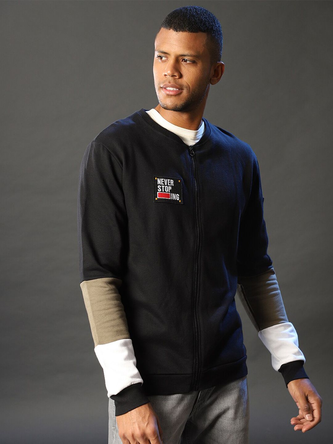 CAHOOT Men Black Sweatshirt