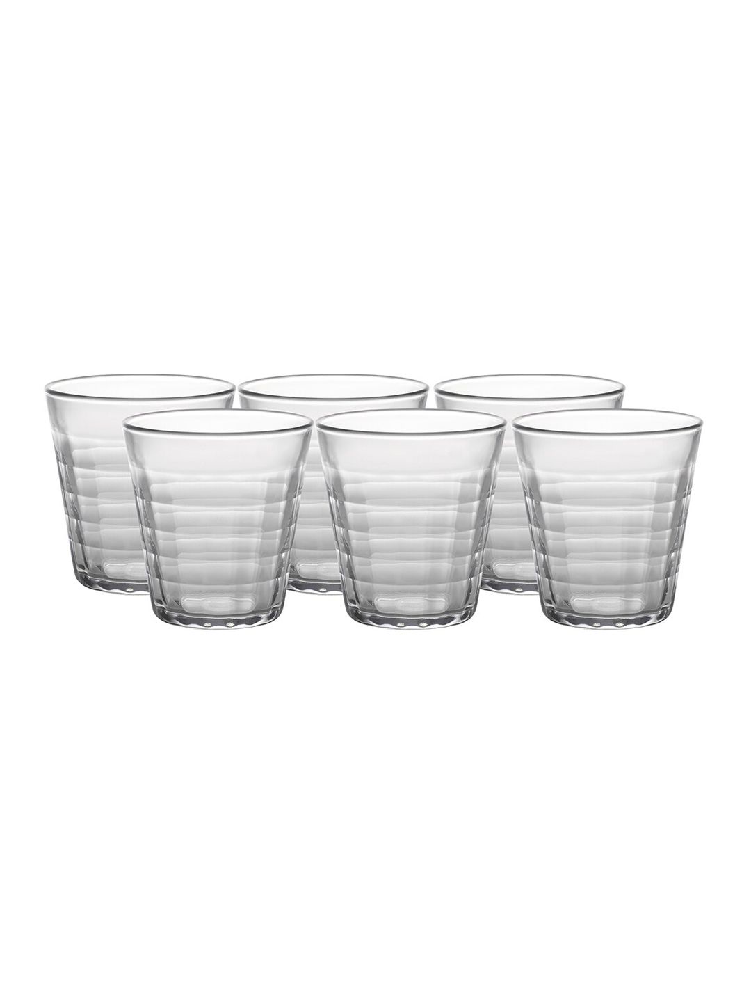 Duralex Transparent Set Of 6 Patterned Tumbler - 220 ml Price in India