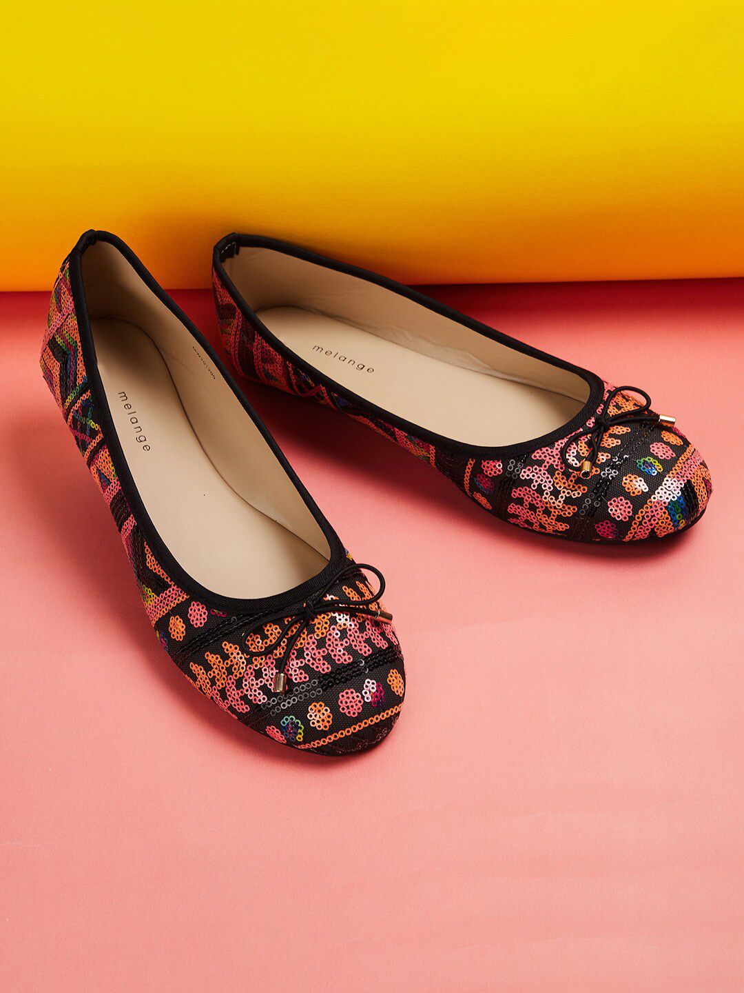 Melange by Lifestyle Women Multicoloured Printed Loafers Price in India