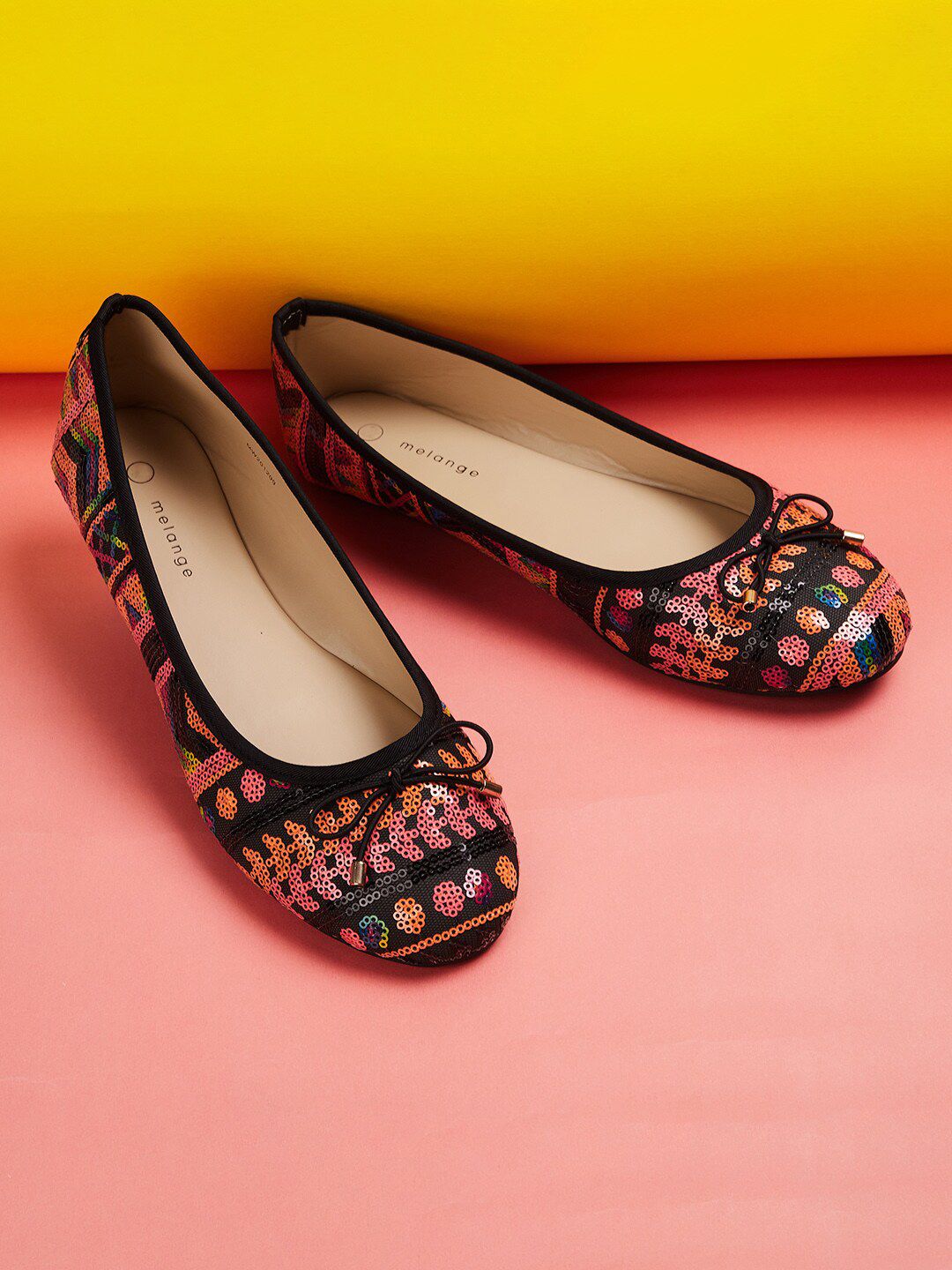 Melange by Lifestyle Women Multicoloured Printed Loafers Price in India