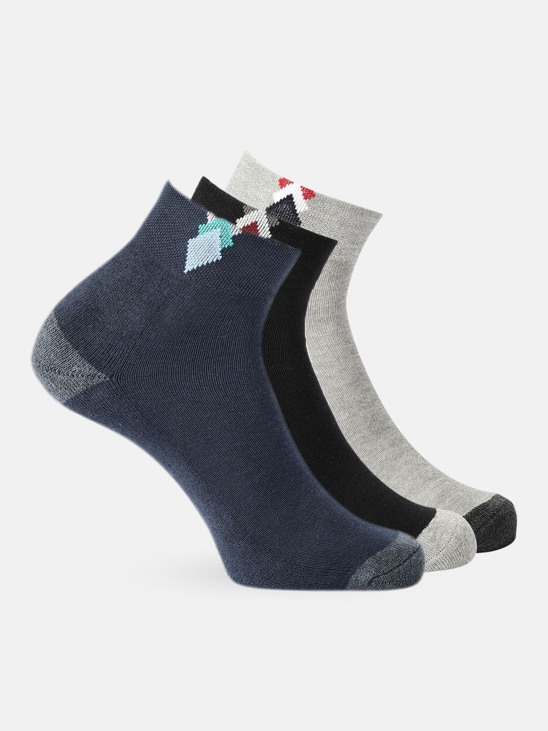 Roadster Men Pack of 3 Above Ankle-Length Socks