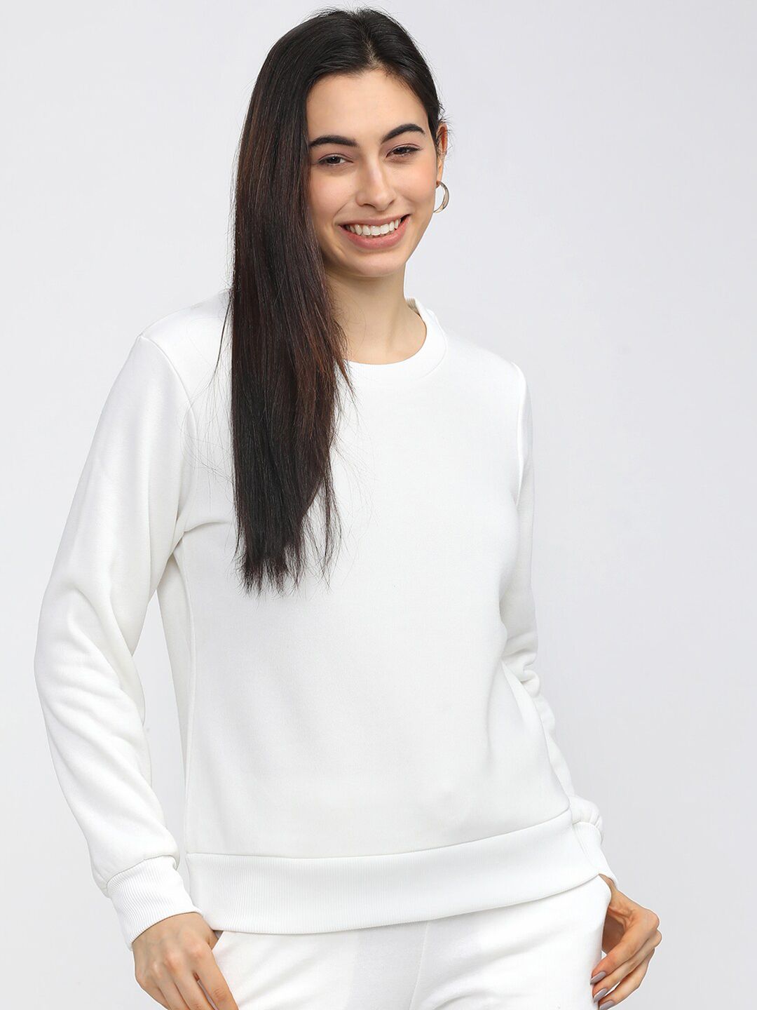 Tokyo Talkies Women White Sweatshirt Price in India