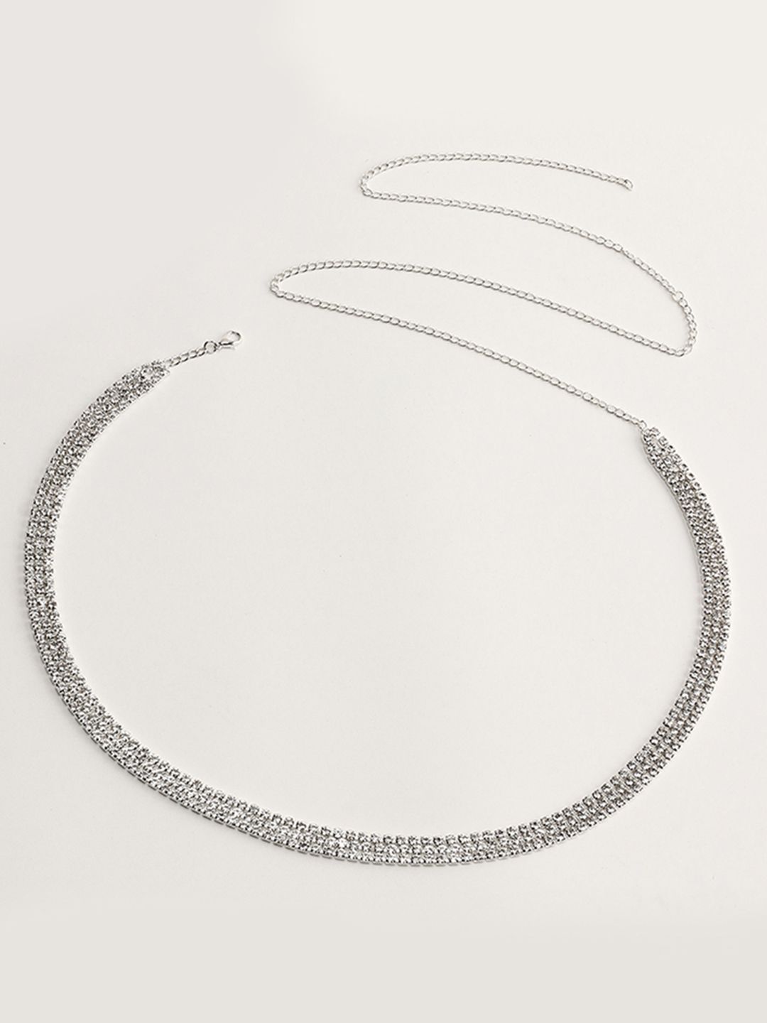 URBANIC Silver-Toned Body Chain Price in India