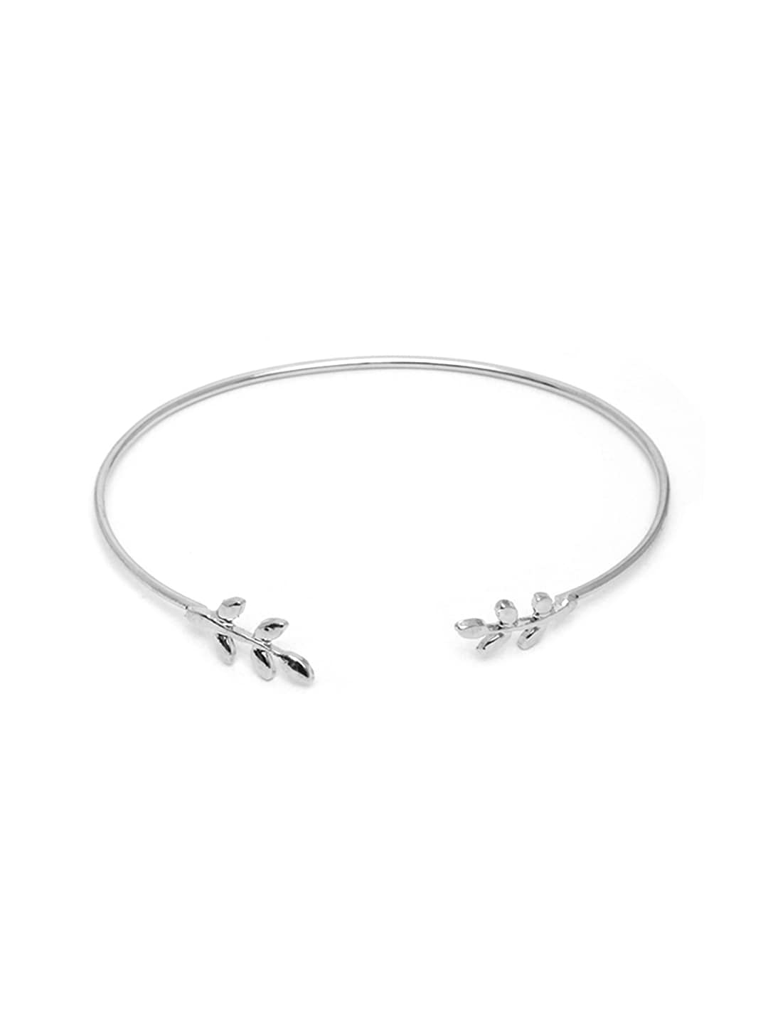 URBANIC Women Pack of 3 Silver-Toned Charm Bracelet Price in India