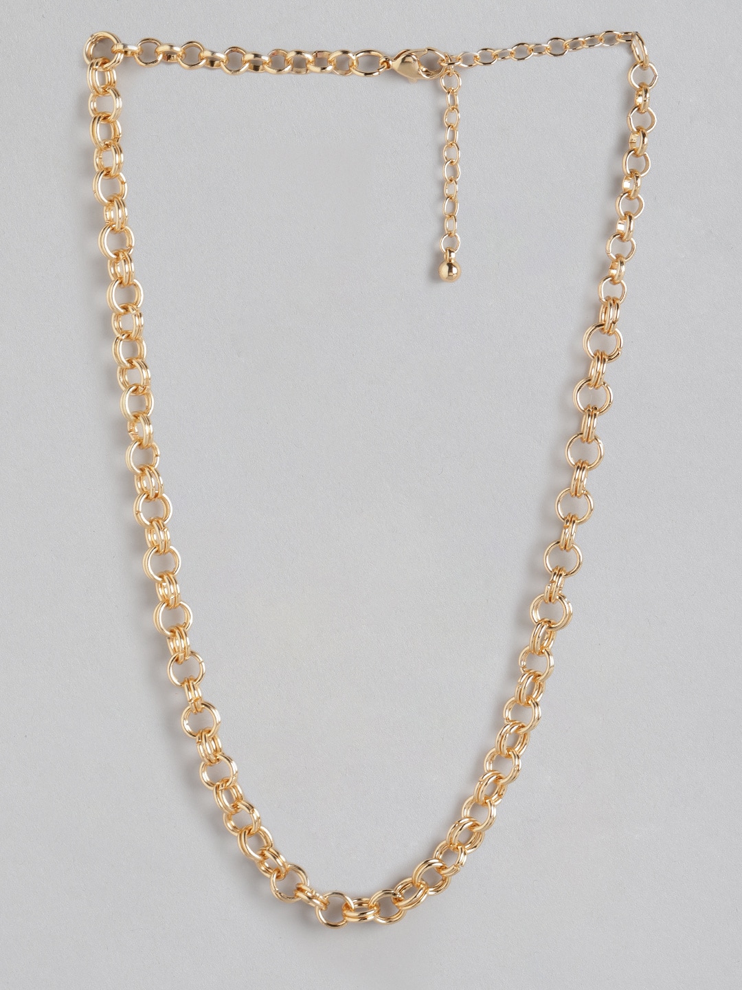DressBerry Gold-Toned Link Handcrafted Chain Price in India