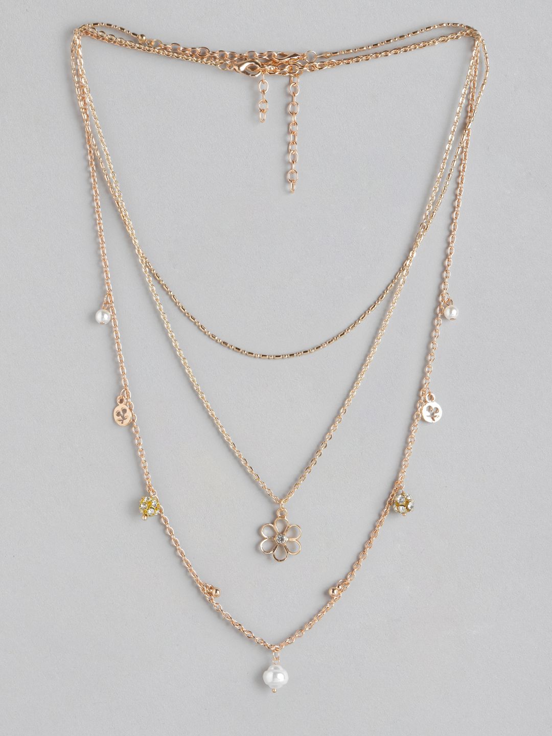 DressBerry Set of 3 Necklaces Price in India