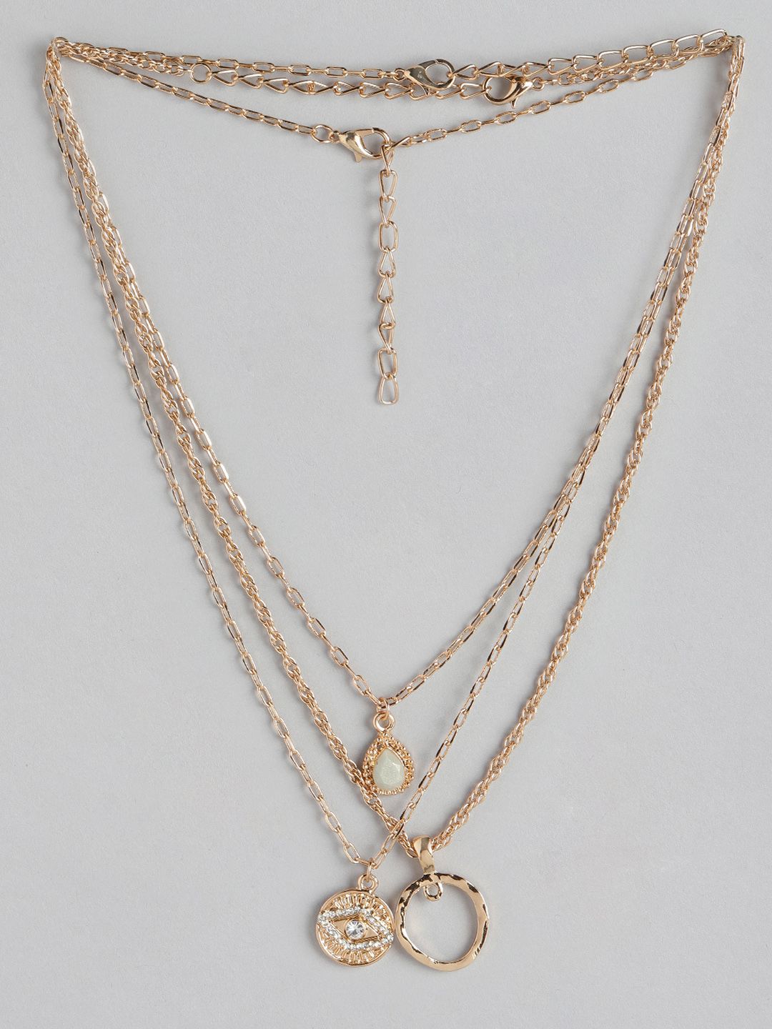 DressBerry Set of 3 Necklaces Price in India