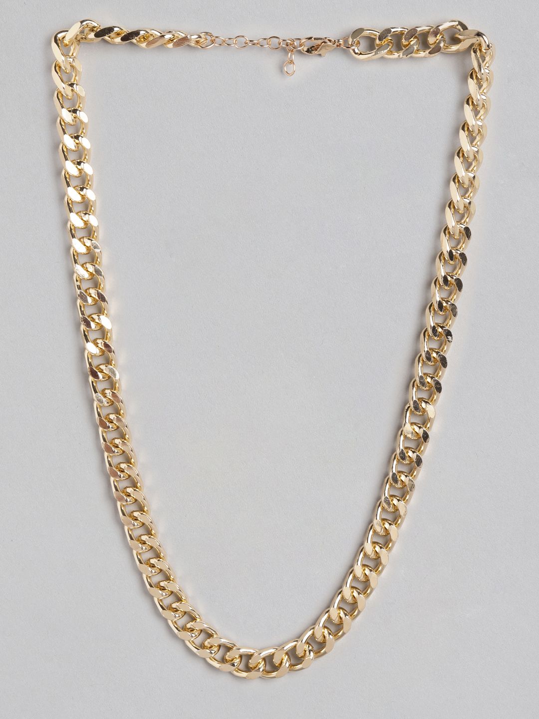 DressBerry Gold-Toned Link Necklace Price in India