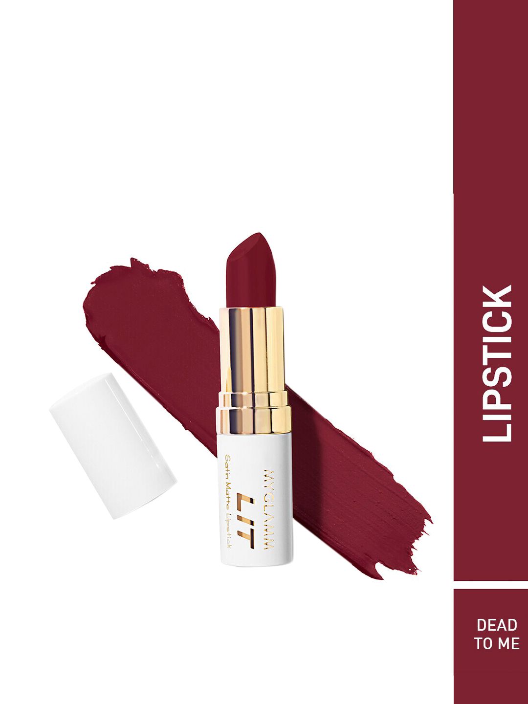 MyGlamm LIT Satin Matte Lipstick-Dead to Me -3.7g Price in India