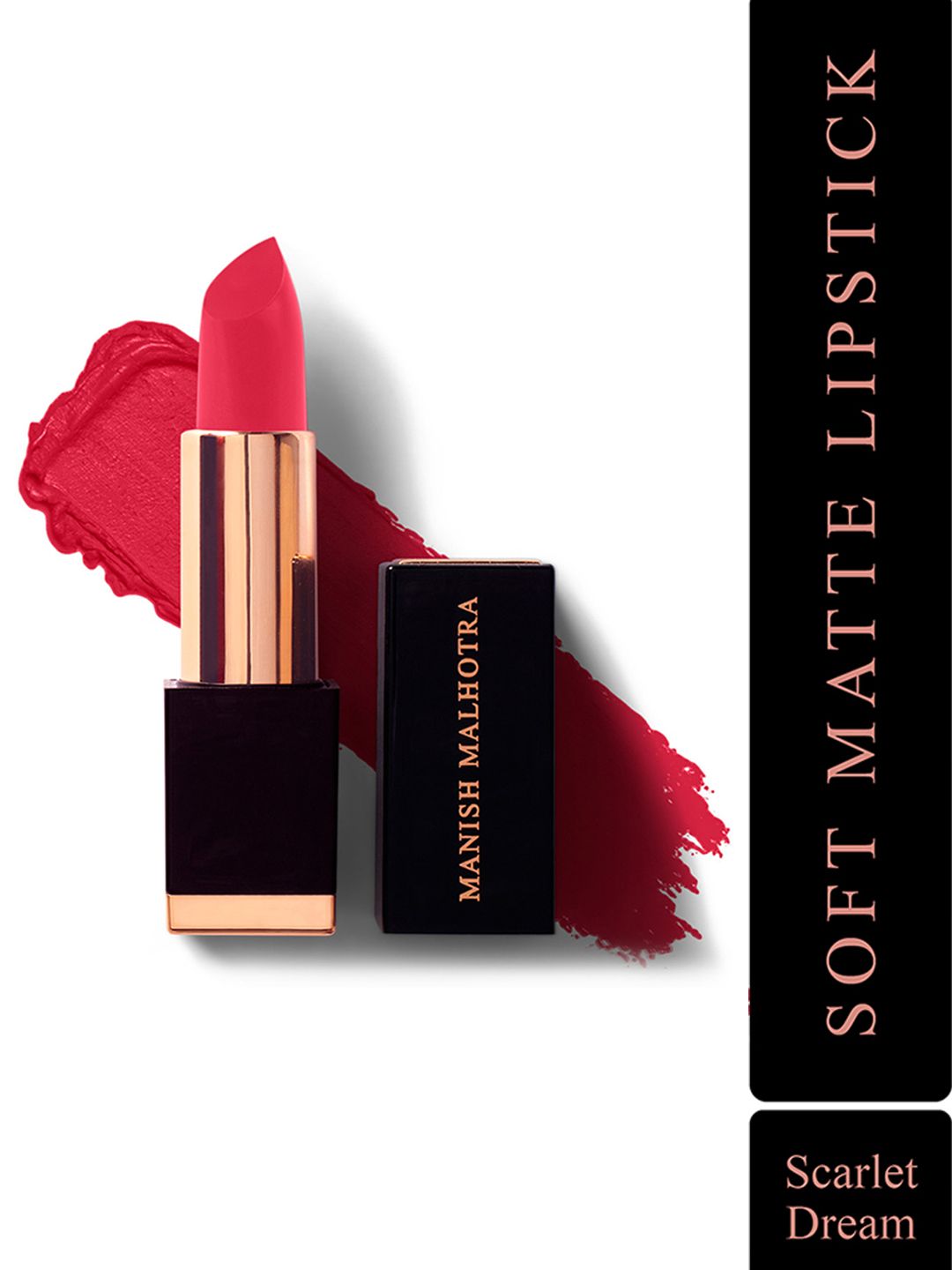 Manish Malhotra Beauty By MyGlamm  Soft Matte Lipstick-Scarlet Dream -4g Price in India