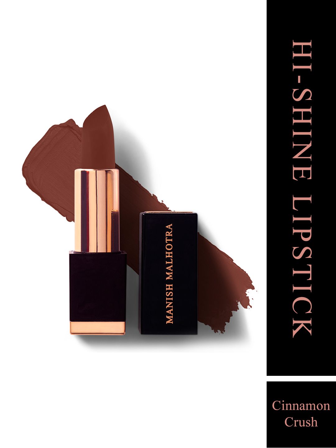 Manish Malhotra Beauty By MyGlamm  Hi-Shine Lipstick-Cinnamon Crush-4g Price in India