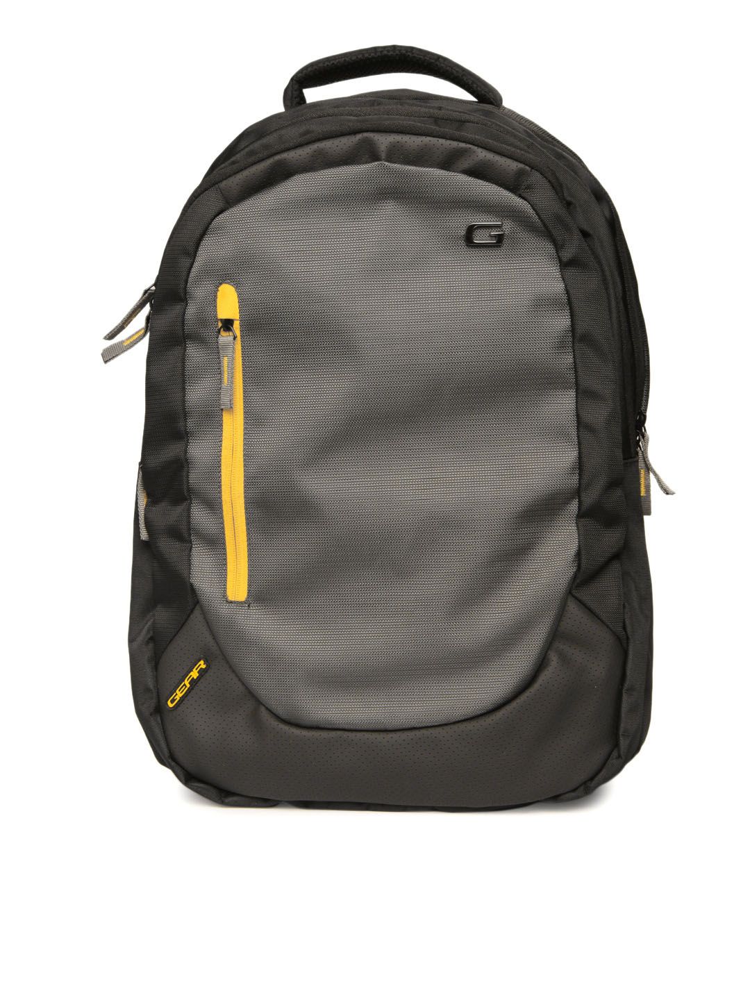 Gear Unisex Grey & Black Eco 1 Laptop Backpack Price in India