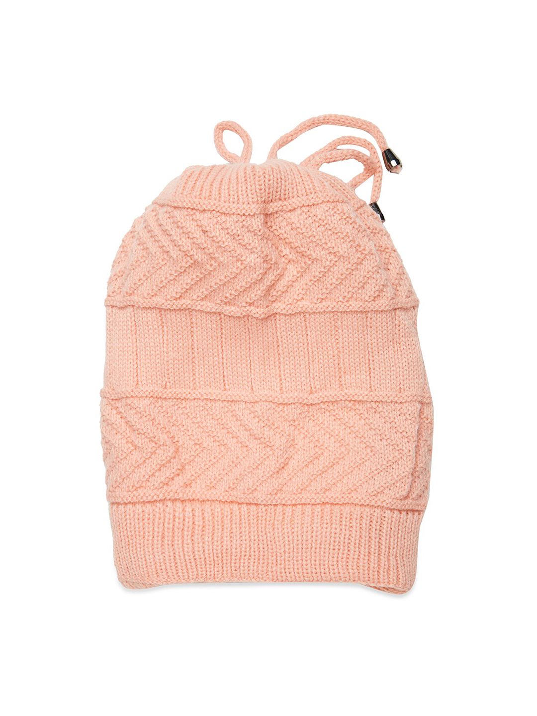 20Dresses Women Peach-Coloured Beanie Price in India