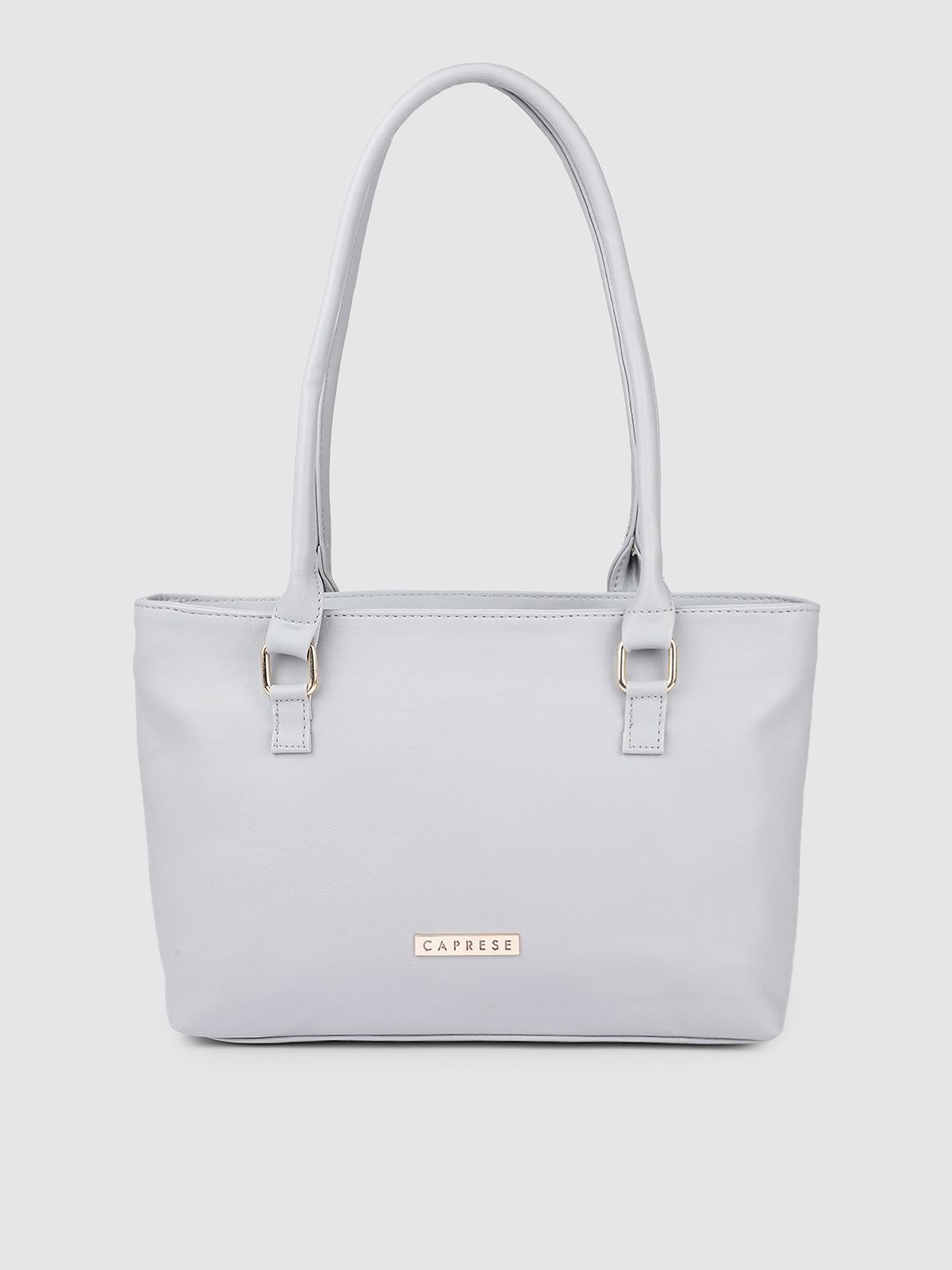 Caprese Grey Solid Shoulder Bag Price in India