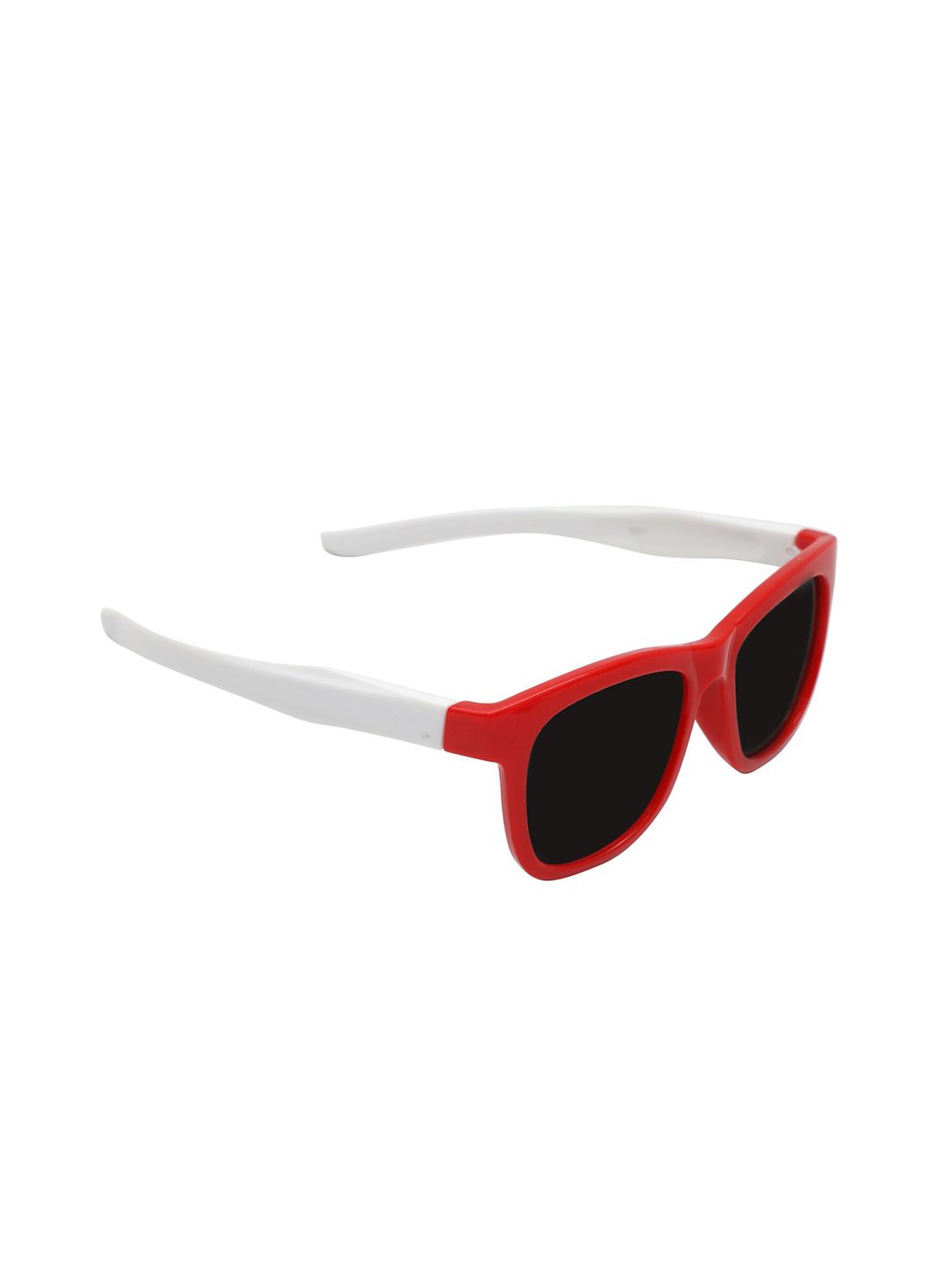 Spiky Kids Black Lens & Red Square Sunglasses with UV Protected Lens 1571_Red_Wht-Red