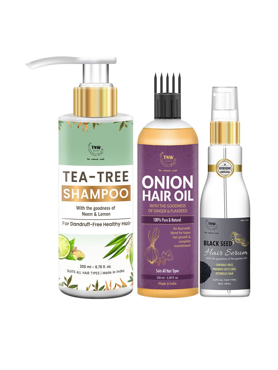 TNW the natural wash Set of 3 Hair Care Kit Price in India
