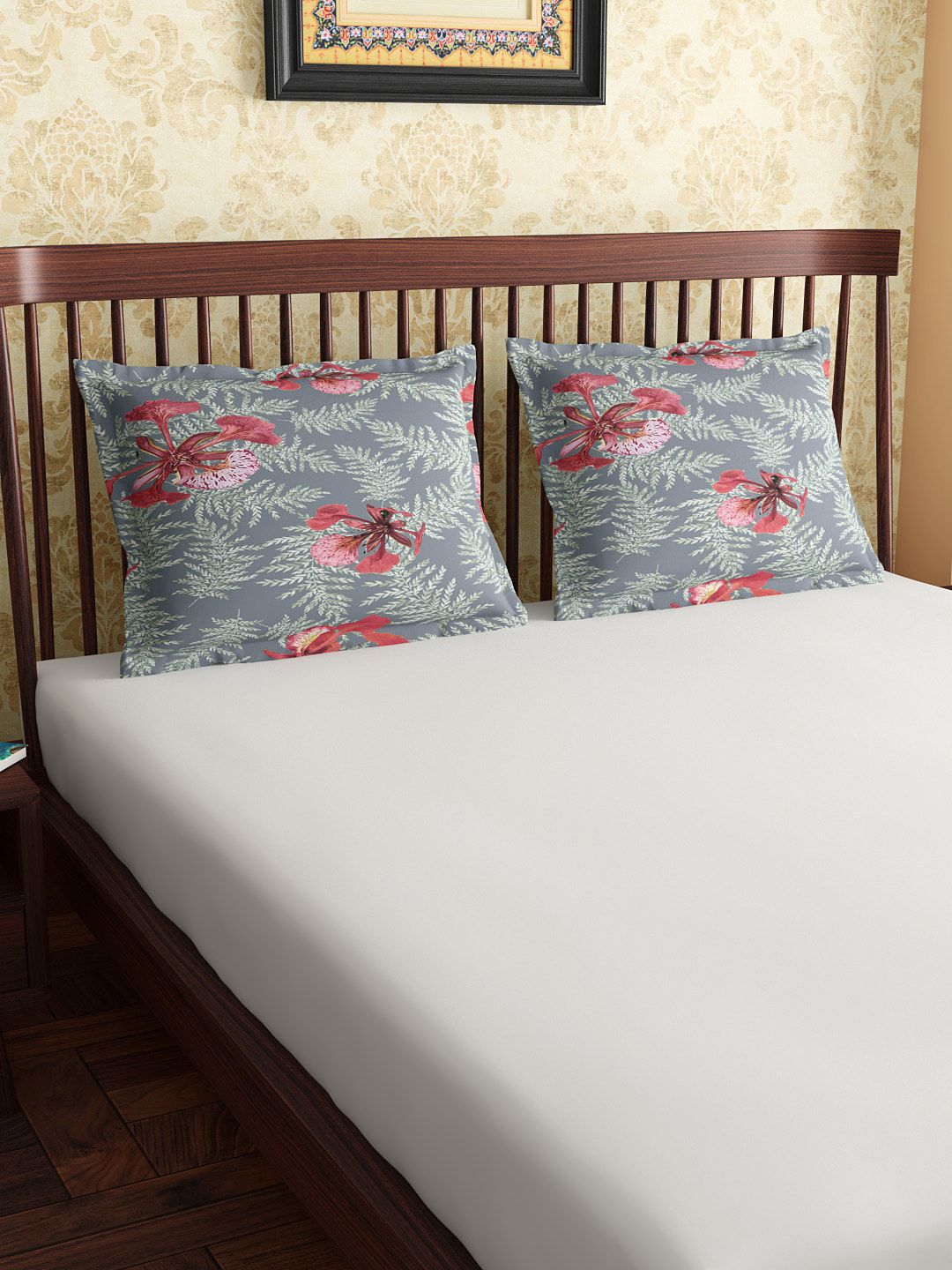 PETAL HOME PETAL HOME Set Of 2 Teal Pillow Covers