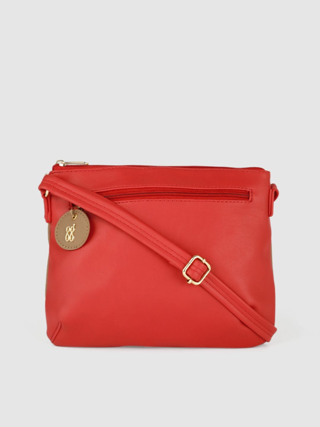 Baggit Red Solid Sling Bag Price in India