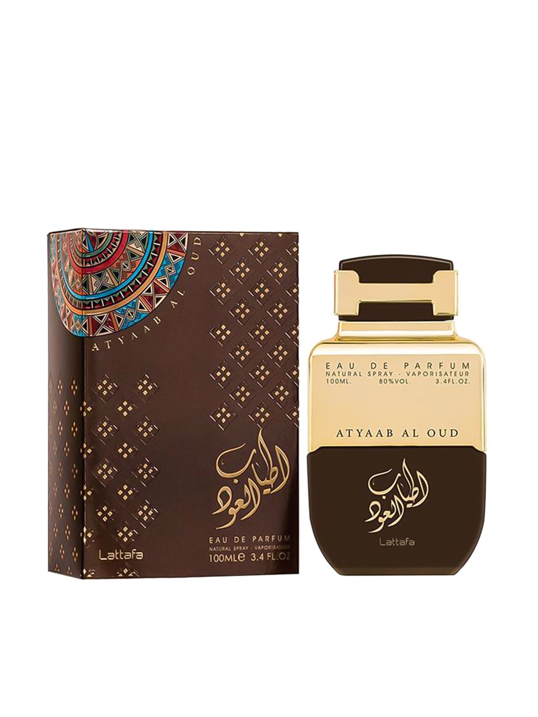 Lattafa Brown Atyab Al Oud Long Lasting Imported Eau De Perfume 100 Ml Price in India