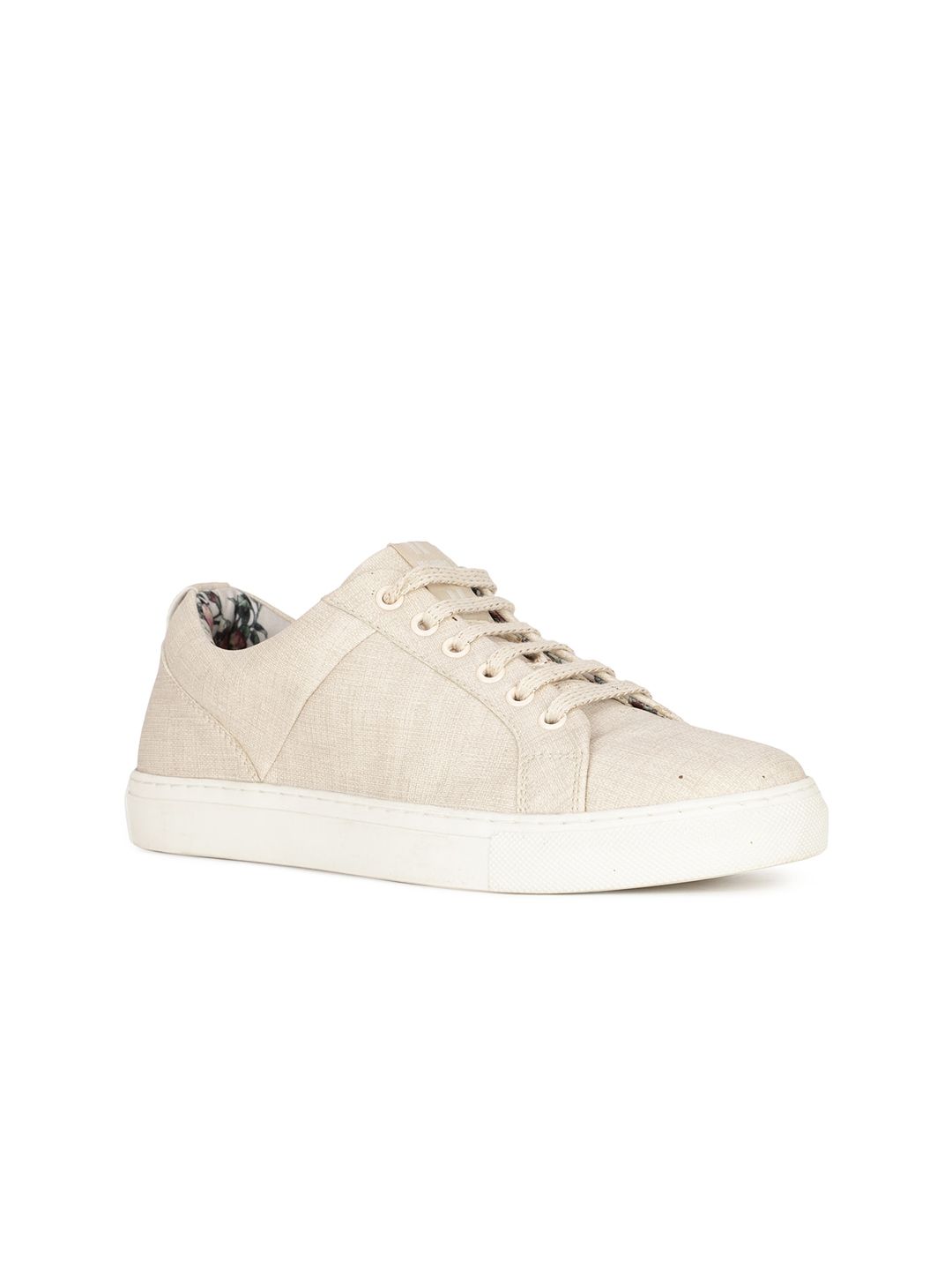 North Star Women Beige PU Sneakers