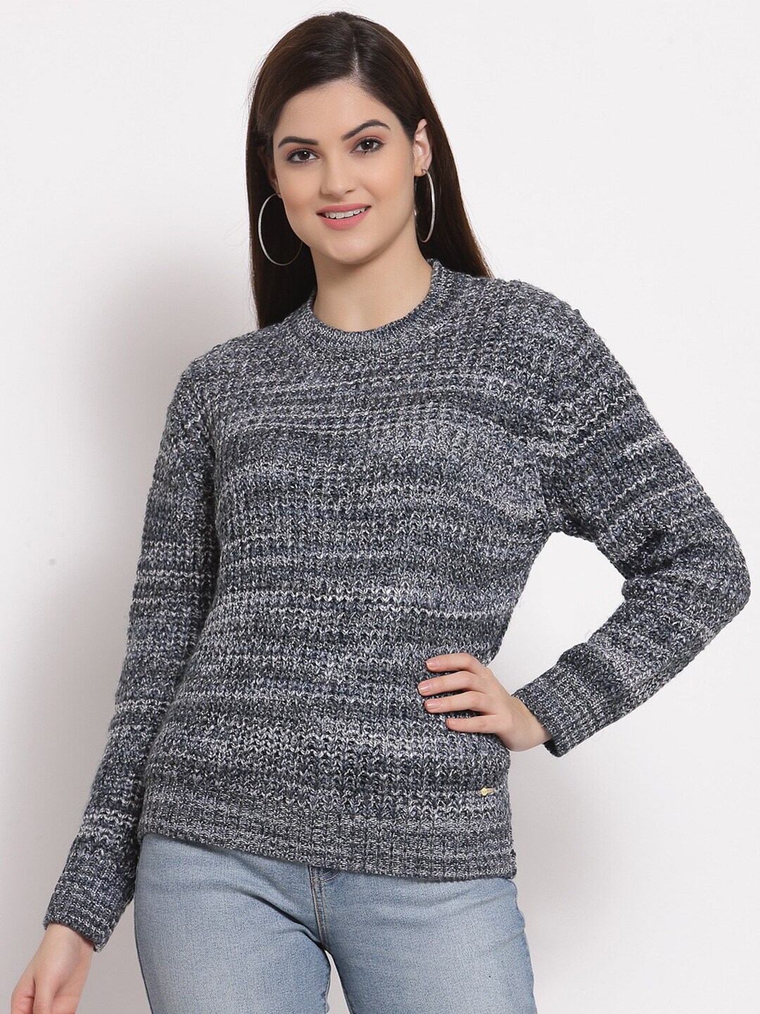 Juelle Women Grey Pullover Price in India
